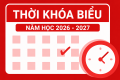 THỜI KHOÁ BIỂU SỐ 01 KÌ 1 (TUẦN 01) NĂM 2026 – 2027